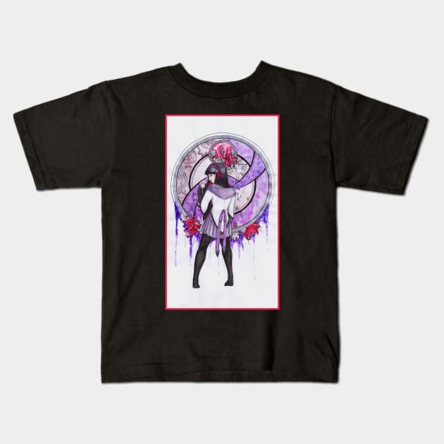 Akemi Homura Kids T-Shirt by Nenril